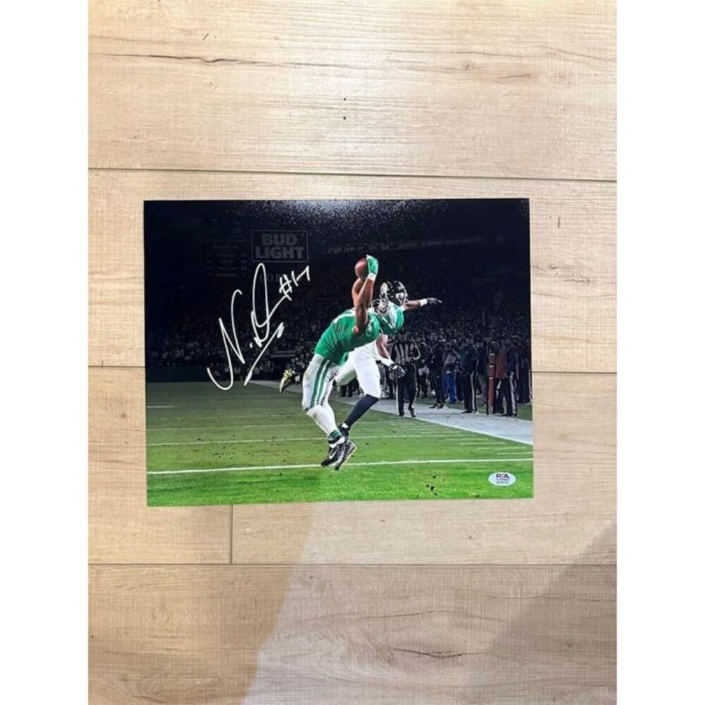 Nakobe Dean signed autographed Philadelphia Eagles 11x14 Photo PSA